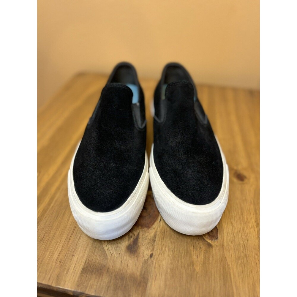 SeaVees Women's Black Suede Slip-On Shoes Size 6.5 Casual Comfort Flats